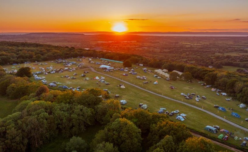 Sunset at Basecamp - Mendip Activity Centre